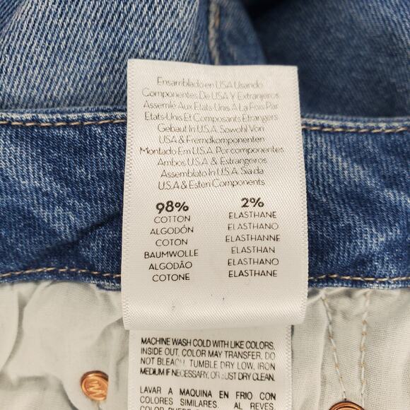 Mother High Waisted Looker Ankle Fray Jeans 26 / 2 - Picture 8 of 12